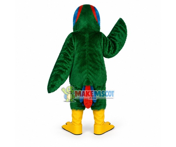 Green-cheeked Amazon Parrot Mascot Costume Green-cheeked Amazon Parrot Mascot Costume
