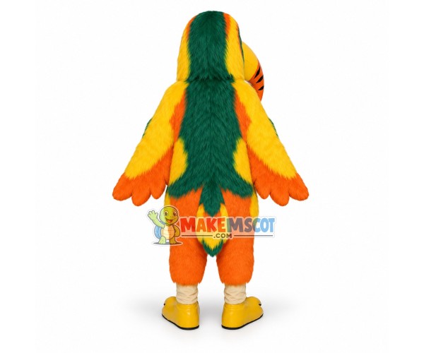 Spot-billed Toucanet Long Fur Mascot Costume Spot-billed Toucanet Long Fur Mascot Costume