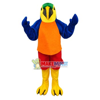 Colorful Parrot Mascot Costume Colorful Parrot Mascot Costume