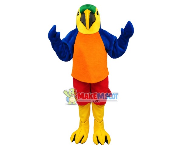 Colorful Parrot Mascot Costume Colorful Parrot Mascot Costume