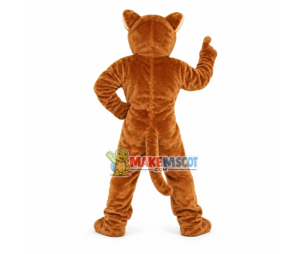 Power Fierce Cougar Mascot Costume Power Fierce Cougar Mascot Costume