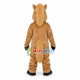 Beige Horse Mascot Costume Beige Horse Mascot Costume