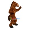 Fierce Brown Horse Mascot Costume