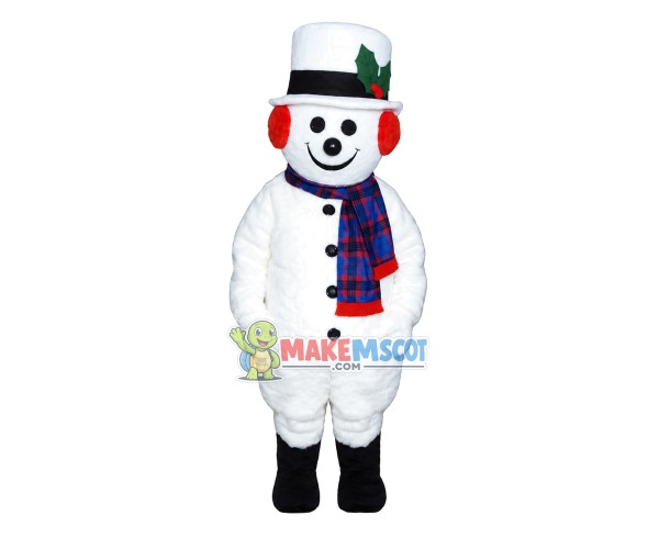 Carnival Snowman Mascot Costume Carnival Snowman Mascot Costume
