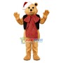 Christmas Party Bear Mascot Costume