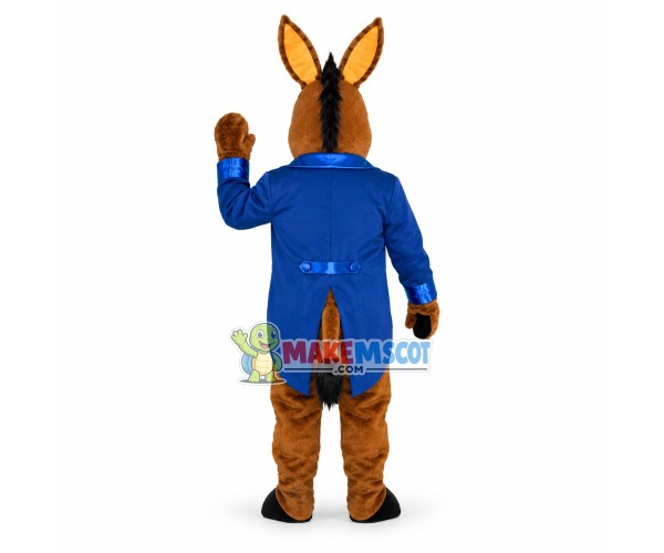 American Gentleman Donkey Mascot Costume American Gentleman Donkey Mascot Costume