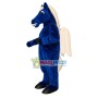 Sapphire Blue Pegasus Mascot Costume