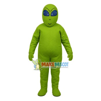 Cartoon Green Alien Mascot Costume Cartoon Green Alien Mascot Costume