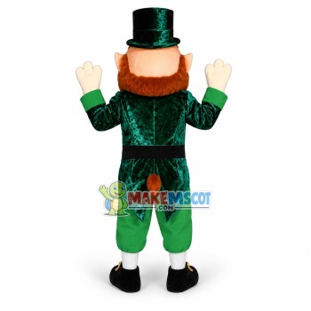 Smiling Leprechaun Mascot Costume Smiling Leprechaun Mascot Costume