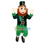 Smiling Leprechaun Mascot Costume 