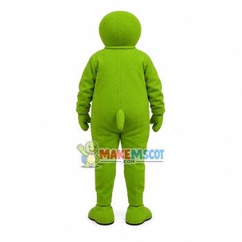 2nd Version Of Green Alien Mascot Costume 