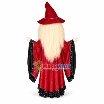 Merlin Wizard Mascot Costume Merlin Wizard Mascot Costume