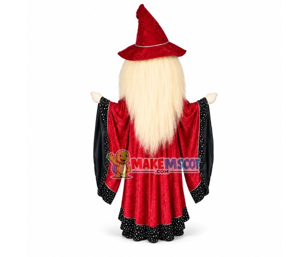 Merlin Wizard Mascot Costume Merlin Wizard Mascot Costume
