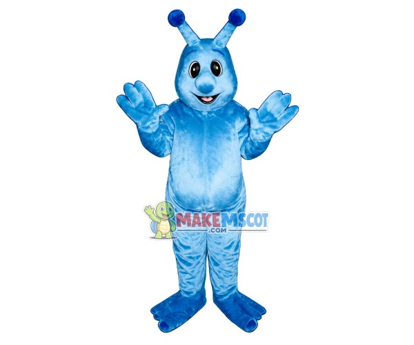 Blue Slug Mascot Costume Blue Slug Mascot Costume