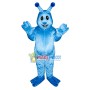 Blue Slug Mascot Costume 