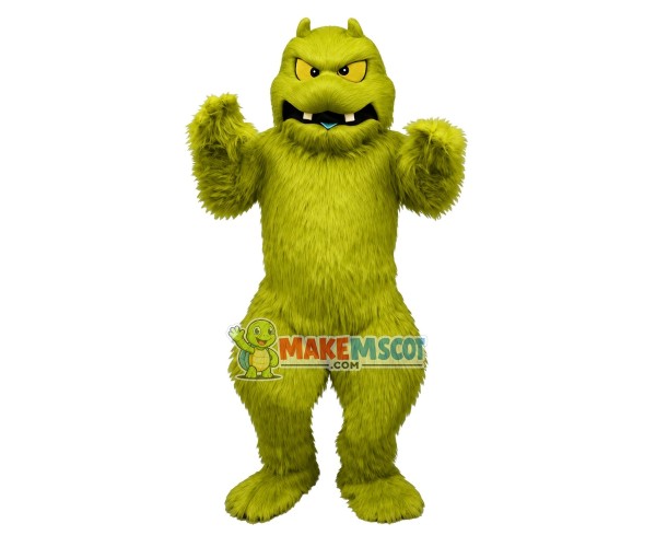 Furry Slimy Monster Mascot Costume 