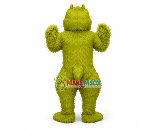 Furry Slimy Monster Mascot Costume 