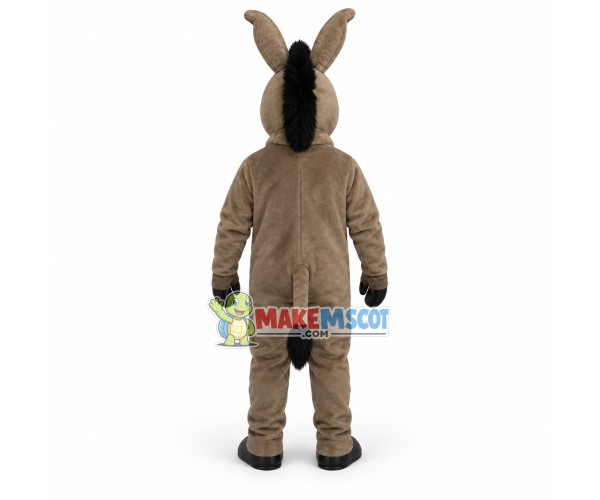 Optimistic Donkey Mascot Costume Optimistic Donkey Mascot Costume