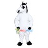 White Horse Lightweight Mascot Costume 