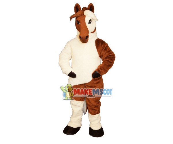 American Paint Horse Lightweight Mascot Costume American Paint Horse Lightweight Mascot Costume