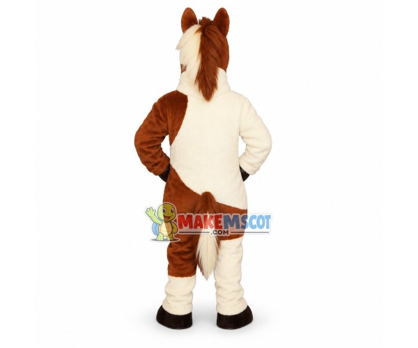 American Paint Horse Lightweight Mascot Costume American Paint Horse Lightweight Mascot Costume