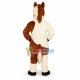 American Paint Horse Lightweight Mascot Costume American Paint Horse Lightweight Mascot Costume