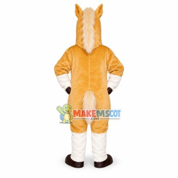 Palomino Horse Lightweight Mascot Costume Palomino Horse Lightweight Mascot Costume
