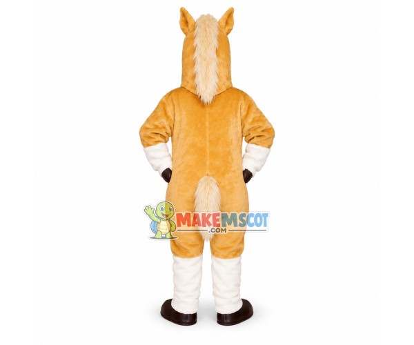 Palomino Horse Lightweight Mascot Costume Palomino Horse Lightweight Mascot Costume