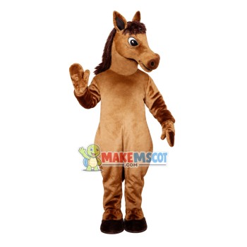 Brown Pony Mascot Costume For Adult Brown Pony Mascot Costume For Adult