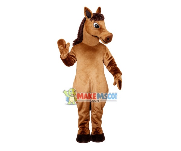 Brown Pony Mascot Costume For Adult Brown Pony Mascot Costume For Adult