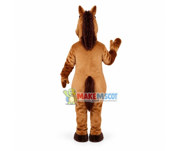 Brown Pony Mascot Costume For Adult Brown Pony Mascot Costume For Adult