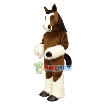 Shire Horse Mascot Costume 