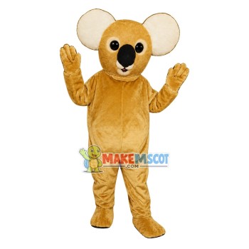 Beige Koala Mascot Costume Beige Koala Mascot Costume