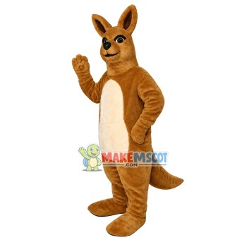 Friendly Kangaroo Mascot Costume 