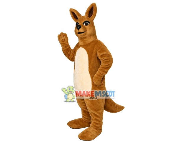 Friendly Kangaroo Mascot Costume Friendly Kangaroo Mascot Costume