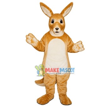 Realistic Kangaroo Mascot Costume 