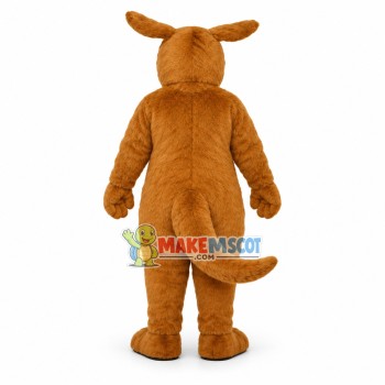Cute Furry Baby Kangaroo Mascot Costume 