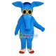 Simply Blue Aardvark Mascot Cartoon Costume Simply Blue Aardvark Mascot Cartoon Costume