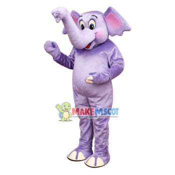 Cute Purple Elephant Lightweight Mascot Costume Cute Purple Elephant Lightweight Mascot Costume