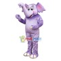 Cute Purple Elephant Lightweight Mascot Costume 