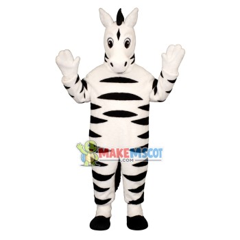 Professional Zebra Mascot Costume 