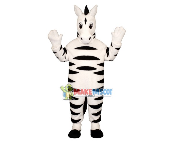 Professional Zebra Mascot Costume 