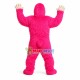 Amusing Pink Gorilla Mascot Costume