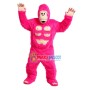 Amusing Pink Gorilla Mascot Costume