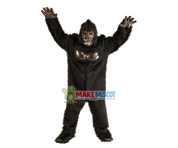 Fierce Black Gorilla Mascot Costume Fierce Black Gorilla Mascot Costume