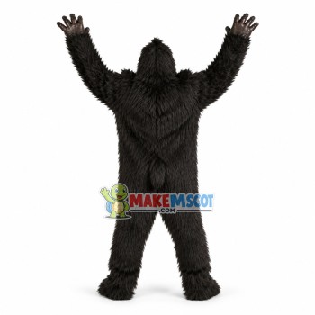 Fierce Black Gorilla Mascot Costume Fierce Black Gorilla Mascot Costume