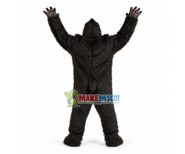 Fierce Black Gorilla Mascot Costume Fierce Black Gorilla Mascot Costume