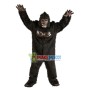 Fierce Black Gorilla Mascot Costume