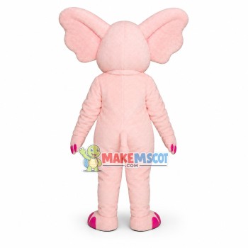 Charming Pink Elephant Lightweight Mascot Costume Charming Pink Elephant Lightweight Mascot Costume