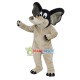 Smiling Beige African Elephant Lightweight Mascot Costume Smiling Beige African Elephant Lightweight Mascot Costume